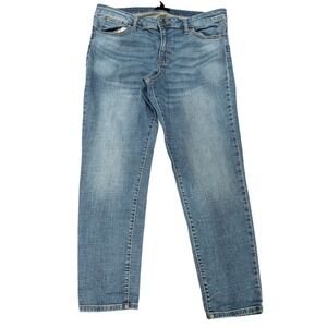 FRYE Straight Leg Stretch Denim Blue Jeans Med Wash Wmns Plus Sz 16/XXL Western